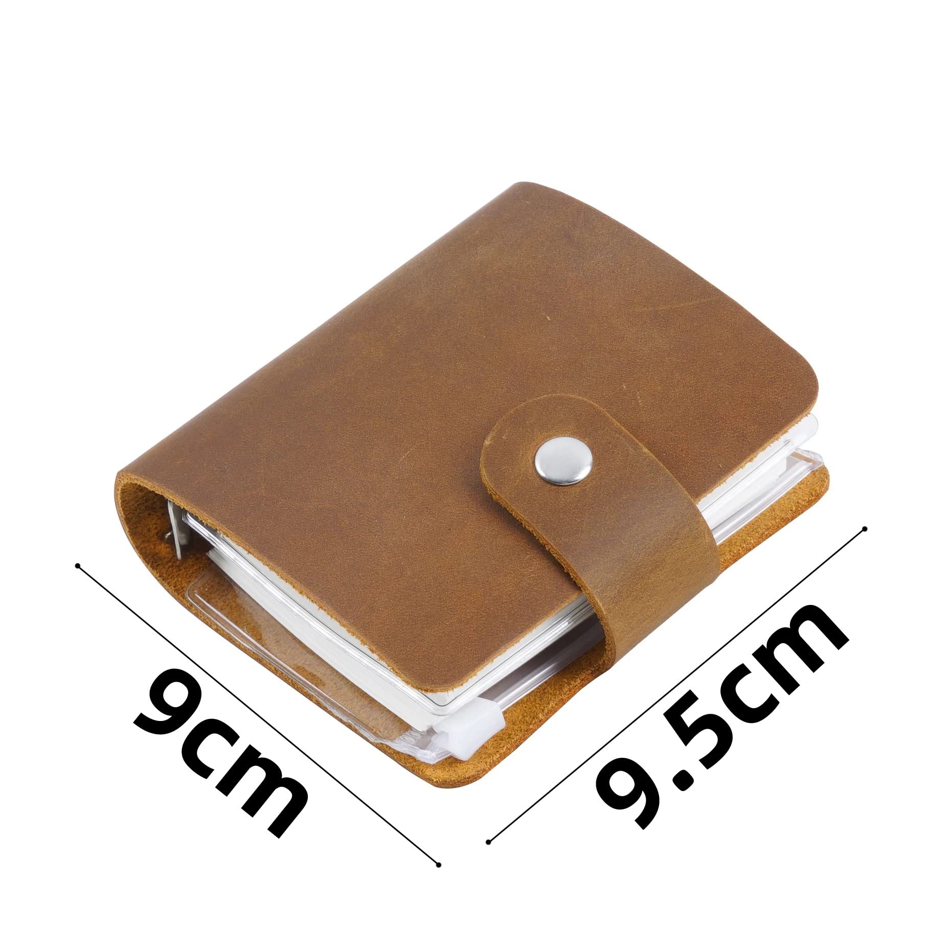 SePKUs Caja de almacenamiento para carpetas de cuadernos pequeños, Bloc de notas portátil, regalo de papelería de oficina (A 9,5 cm)