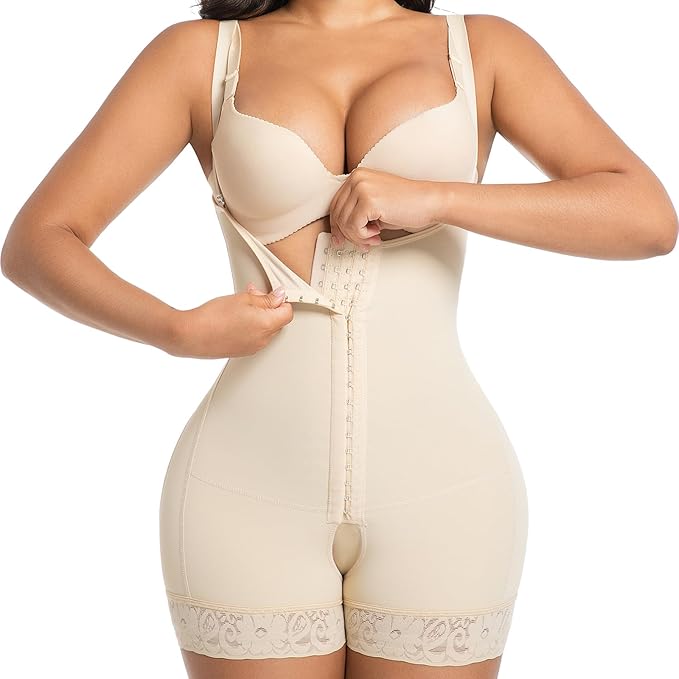 GROW LOOP Shapewear for Women Faja Body Shaper Tummy Control Butt Lifter Bodysuit