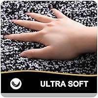 Vista 102 de OLANLY Alfombras de baño 30x20, tapete de baño de microfibra extra suave y absorbente, antideslizante, lavable a máquina, secado rápido, alfombra