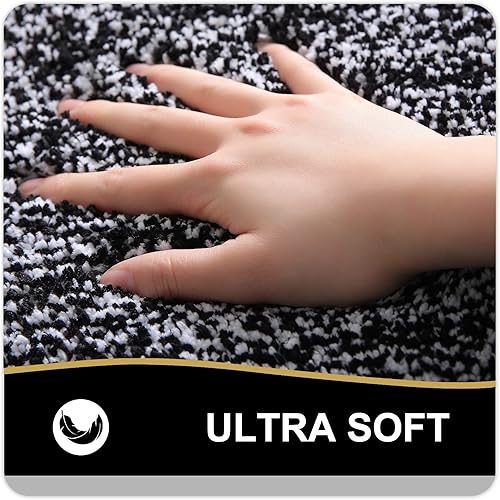 Miniatura 4 de OLANLY Alfombras de baño 36x24, tapetes de baño de microfibra extra suave y absorbente, antideslizantes, lavables a máquina, tapete de baño