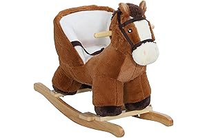B. toys Plush Rocking Horse for Your Little Cowboy or Cowgirl