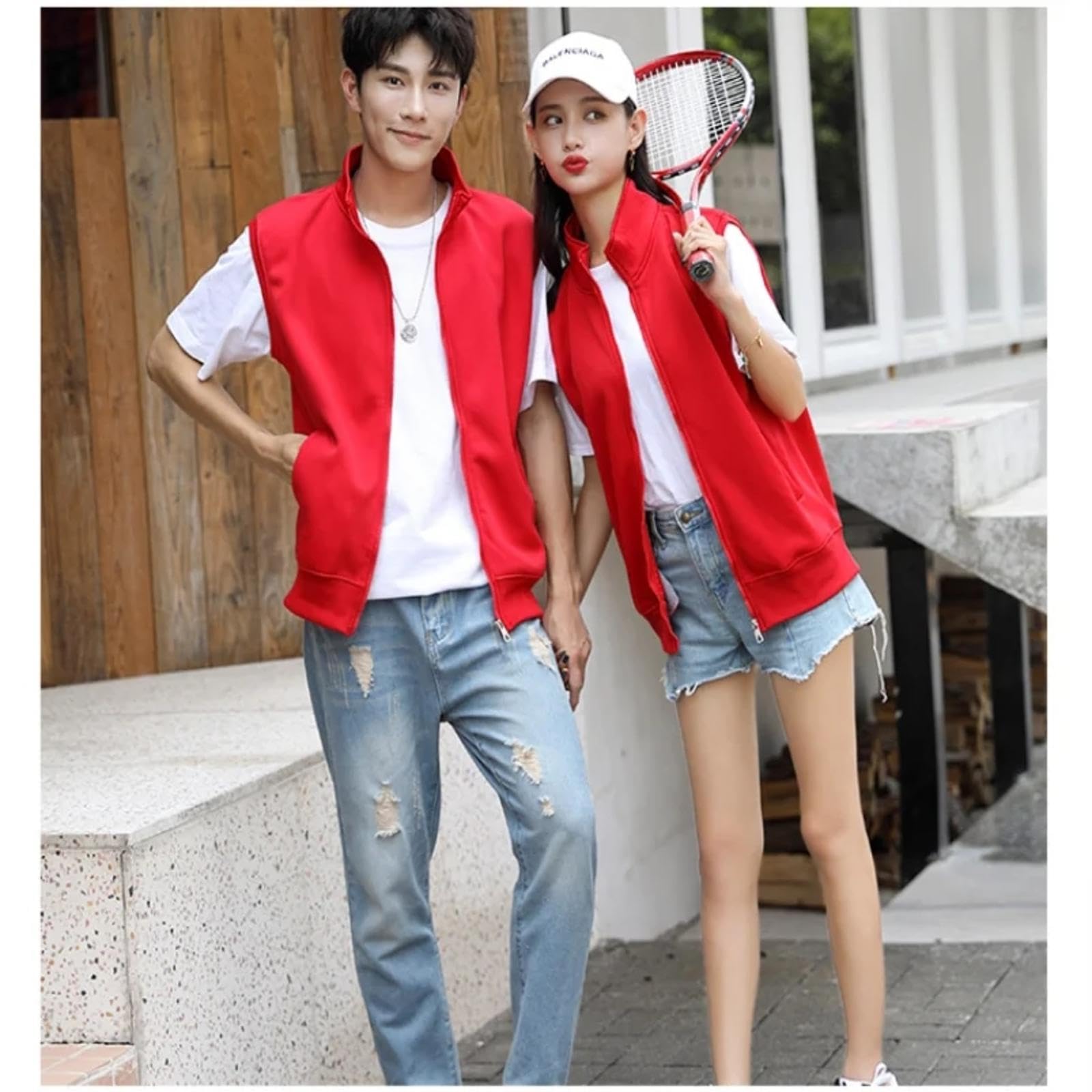 Gilet Personnalisé avec Logo De L'entreprise Personnalisé Imprimez Votre Propre Image/Texte Veste Polaire Chaude Hommes Femmes Manteau Décontracté Printemps Automne
