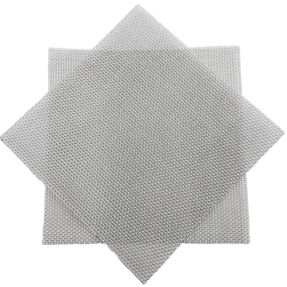 10cm*10cm W*L Square Silver Mesh Electrode, Argentum (Ag) Wire Woven, Shielded-Silver Net, 20/30/40/50/60/100/180 Meshes Experimental Ag Net for Lab (