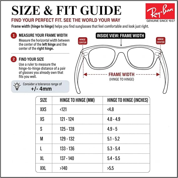 Ray-Ban RB2140 ORIGINAL WAYFARER CLASSIC Sunglasses with Official Kit