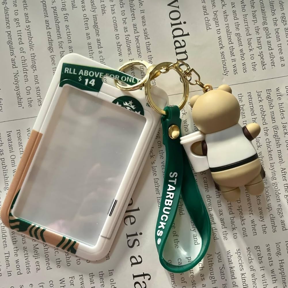 STAR BEAR キーホルダー カードホルダー付未使用品　スタバtarout STAR BEAR キーホルダー カードホルダー付未使用品 スタバtarout