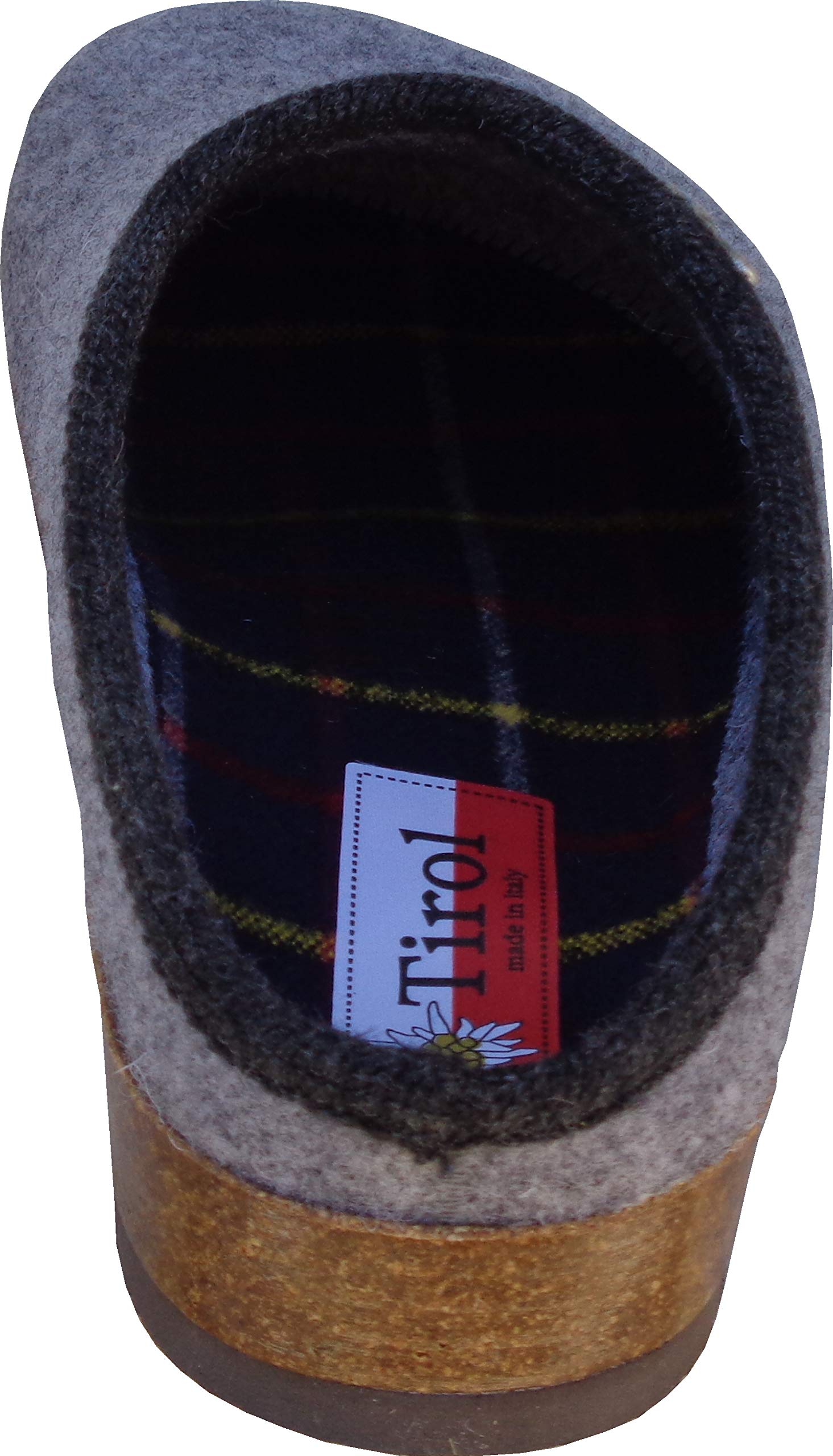 TIROL Chausson Femme en laine MÉRINOS INNSBRUCK - GRIS 40