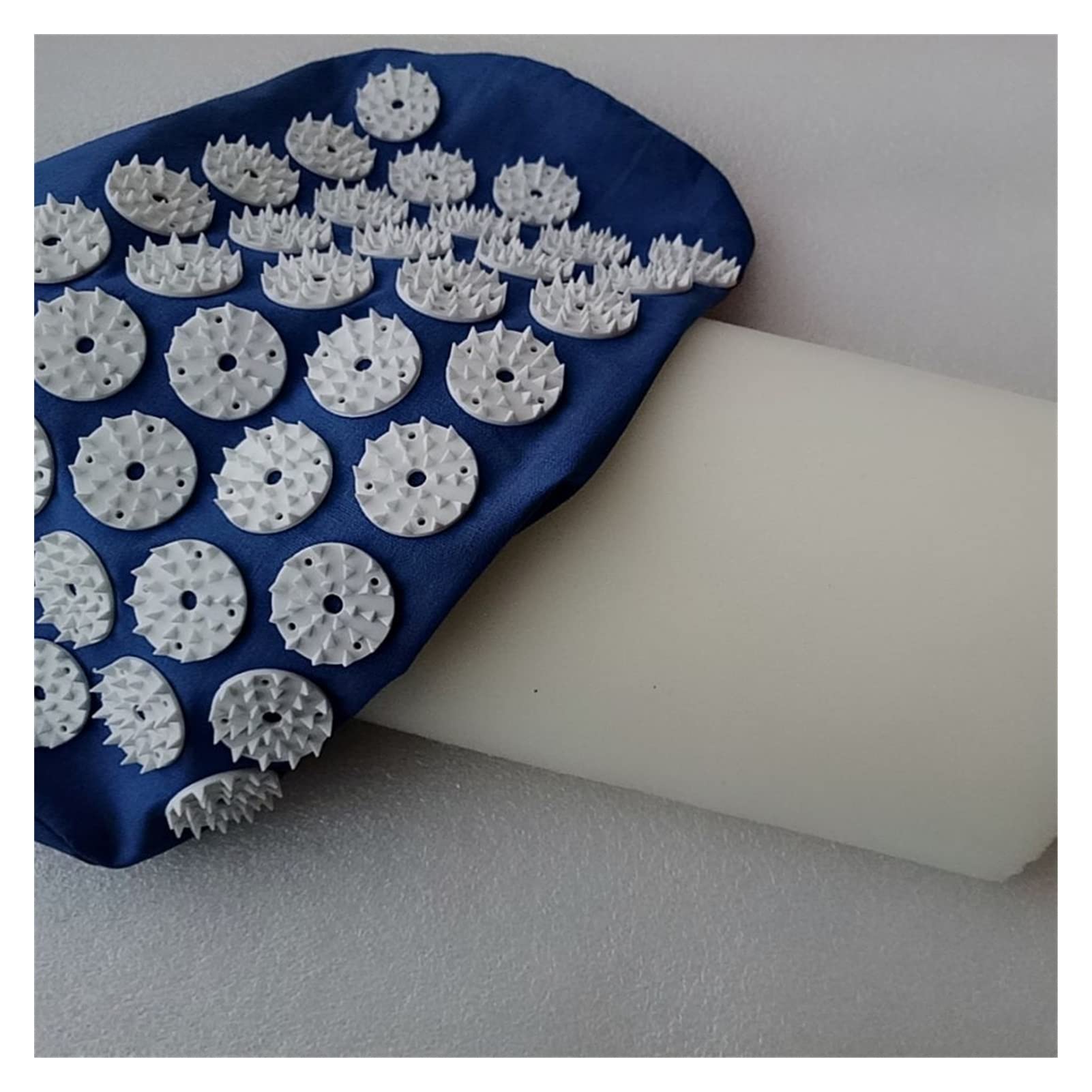 Cojín De Masaje Acupressure Relieve Barrio Dolor en el cuerpo Masaje de estera de espiga (aprobar.62 * 38cm) Cojín Acupuntura Yoga Masaje Mataje / Almohada Cojín De Masajes ( Size : Purple pillow )