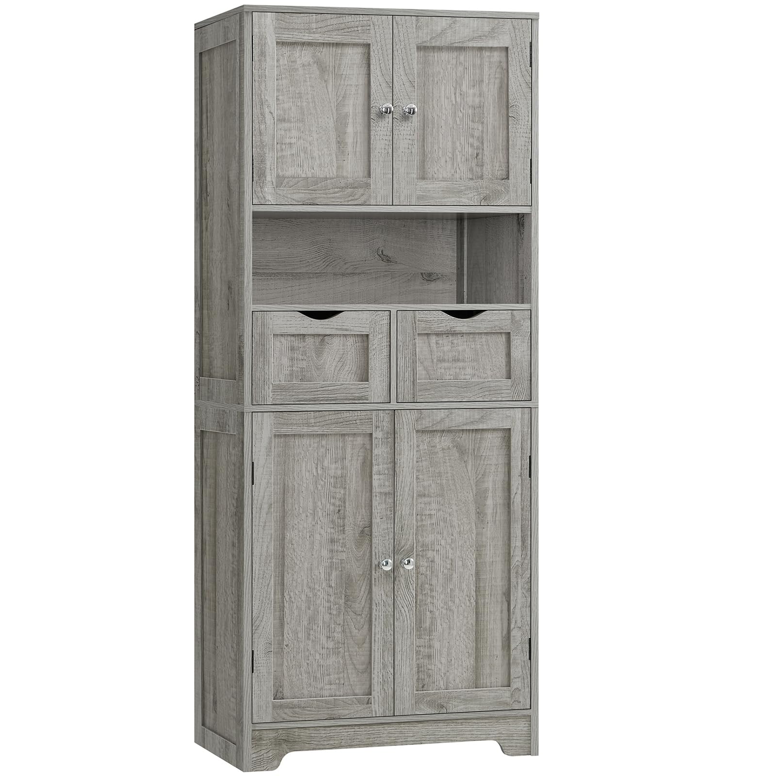 TEENFON 57.8" H Tall Storage Cabinet - accent furniture | Mubboo