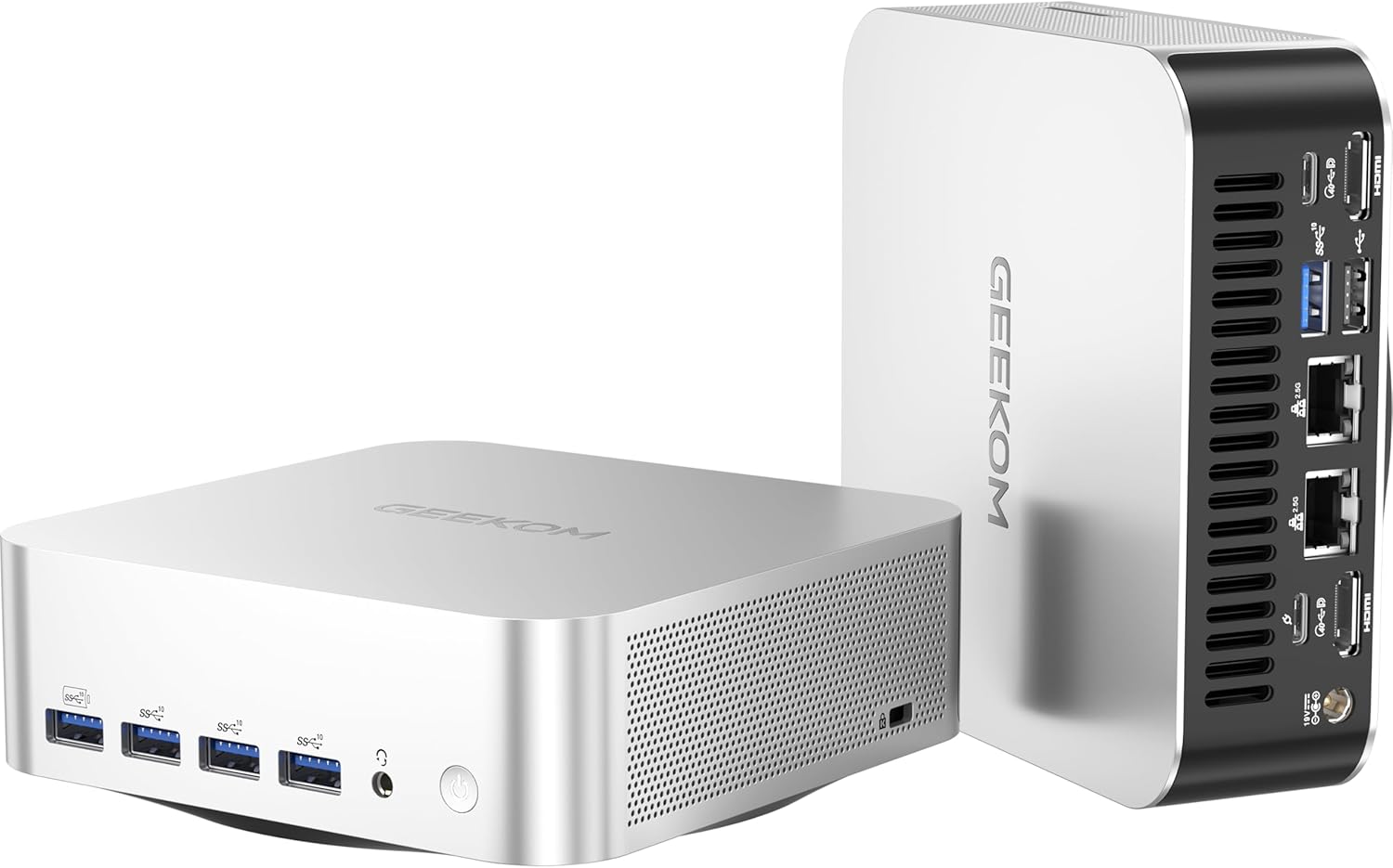 GEEKOM A8 Max Mini PC with AMD Ryzen 7 8745HS, 2.5Gbps Dual LAN Port Mini Gaming Computer with 32GB DDR5 1TB M.2 2280 NVMe Gen4*4 SSD, Mini PC Windows 11 Pro/Wi-Fi 6E/BT 5.2/USB4/8K GEEKOM A8 Max Mini PC with AMD Ryzen 7 8745HS, 2.5Gbps Dual LAN Port Mini Gaming Computer with 32GB DDR5 1TB M.2 2280 NVMe Gen4*4 SSD, Mini PC Windows 11 Pro/Wi-Fi 6E/BT 5.2/USB4/8K