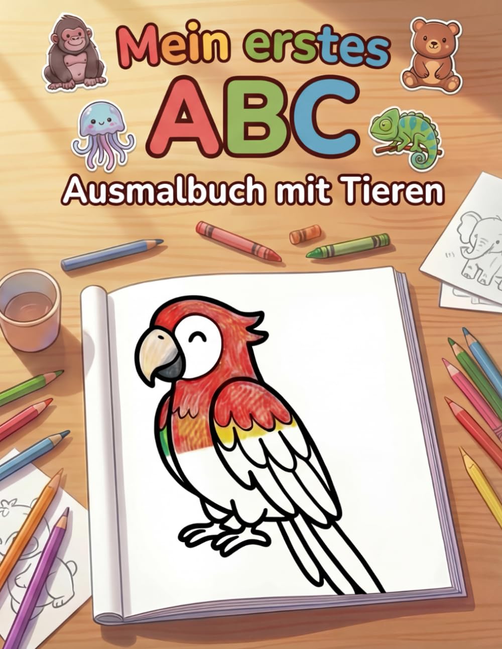 Mein erstes ABC Ausmalbuch mit Tieren