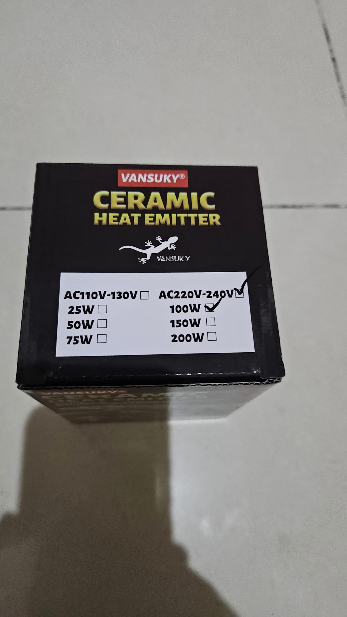 100W Lampe Chauffante en Céramique pour Reptiles et Animaux – Émetteur de Chaleur Infrarouge Sans Lumière, Durable, 220-240V – Idéal pour Lézards, Serpents, Poussins, Hamsters - 5