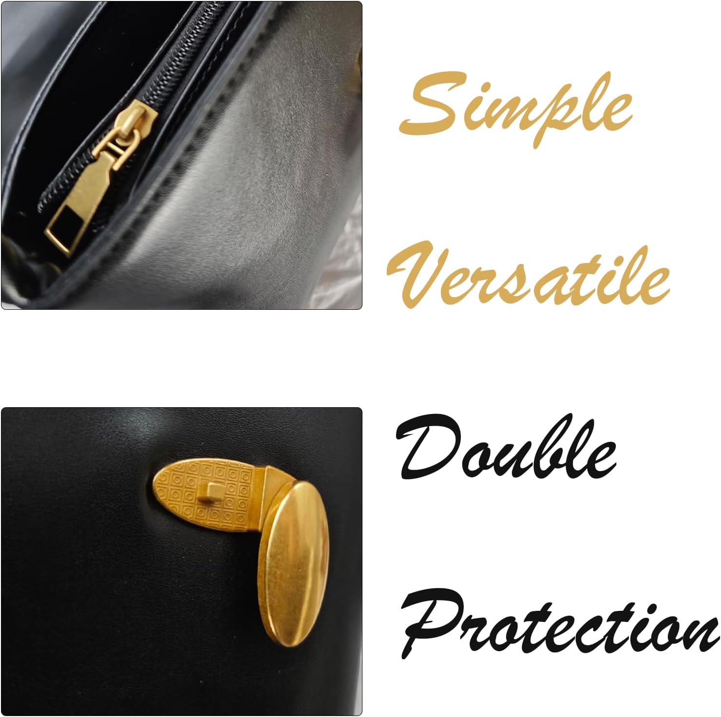 Retro Shoulder Bag for Women, Leather Small Tote Handbag Hobo Cute Clutch Shoulder Purse, Vantage Design - Image 7