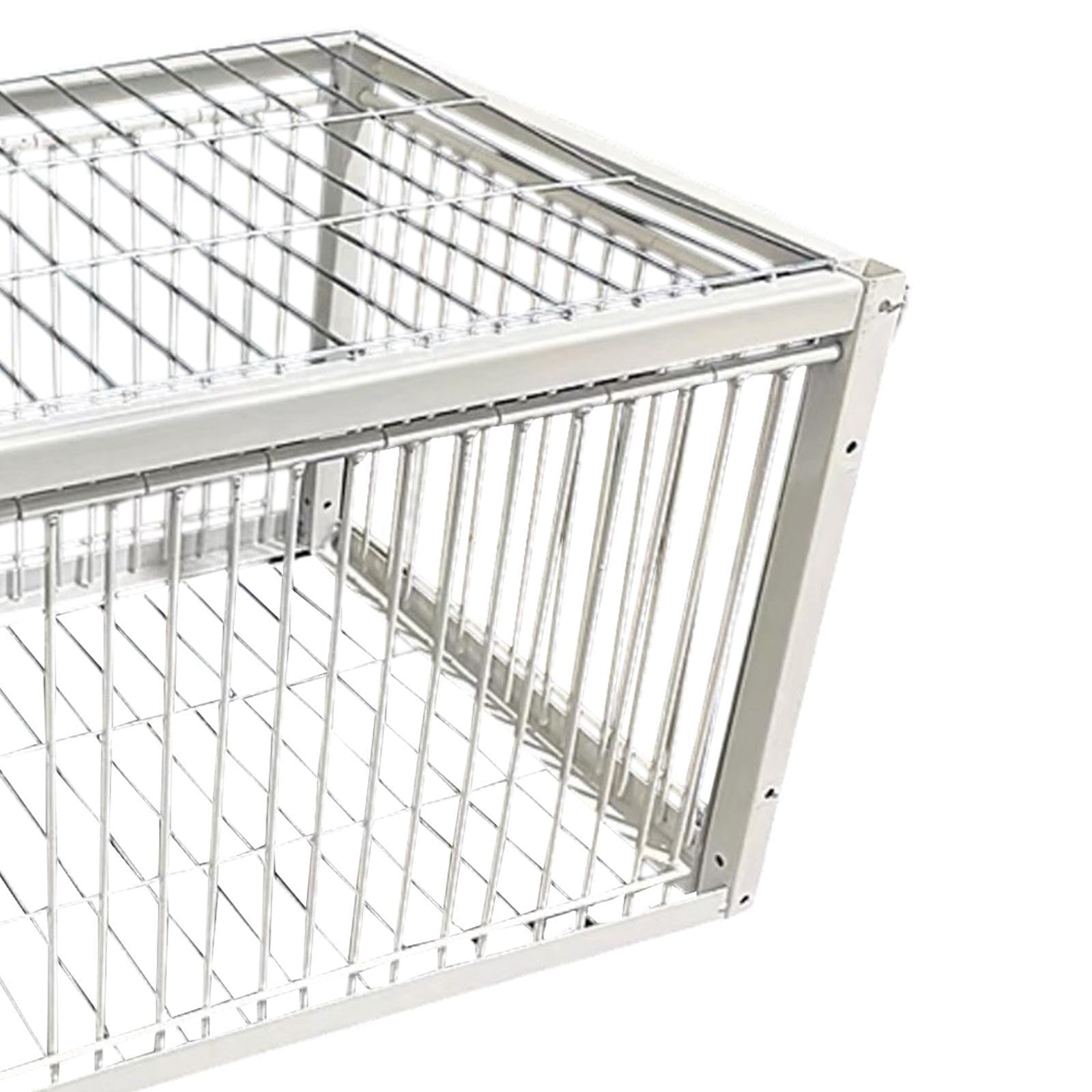 Jaula para Palomas, Jaula de Recolección Automática, Caja Nido, Entrada, Materiales de Hierro Resistentes, Espacio Cómodo para Huertos, Almacenes, Etc, 4 Entrada