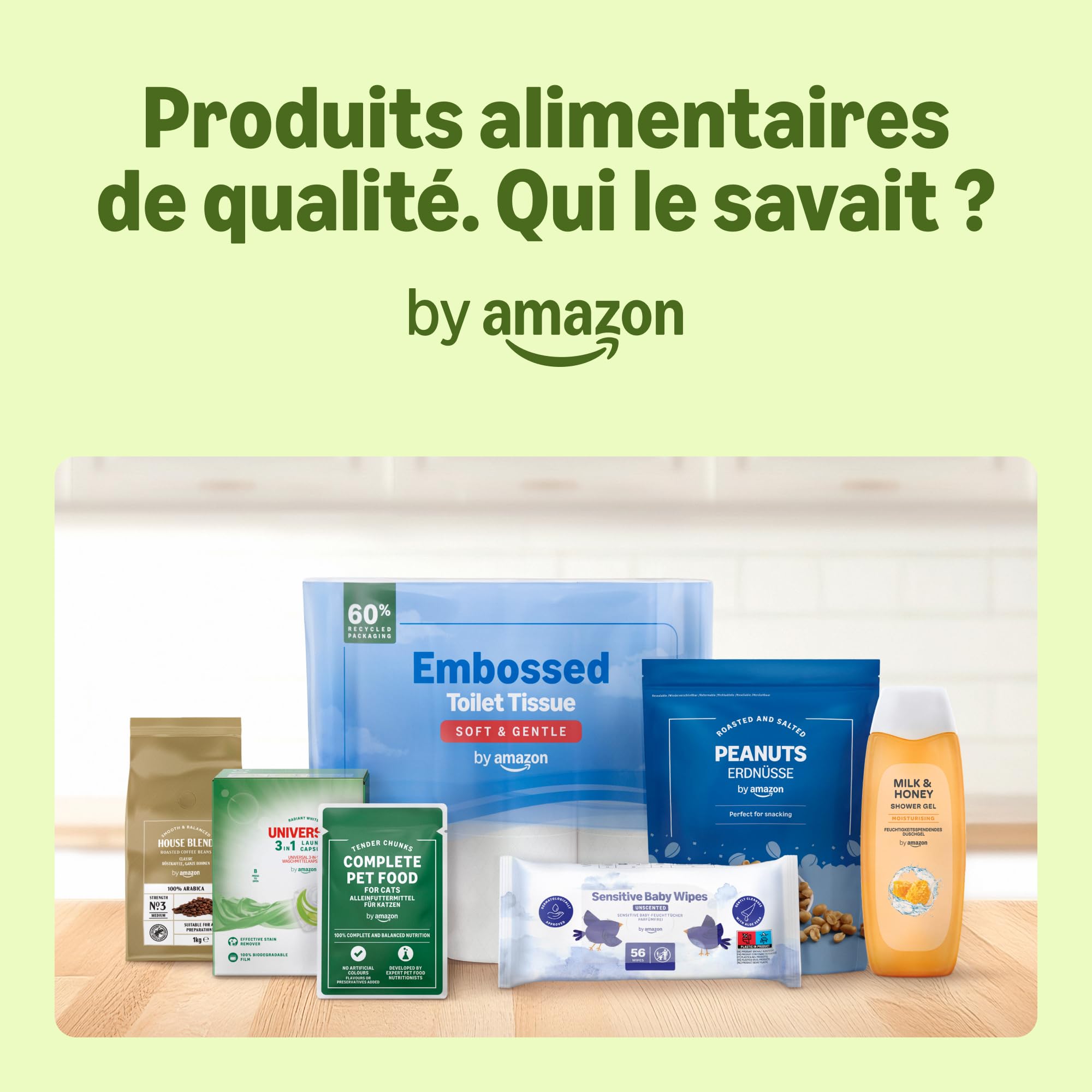 by Amazon Recharge de Savon pour les mains, Aloe Vera, 2 x 1000ml
