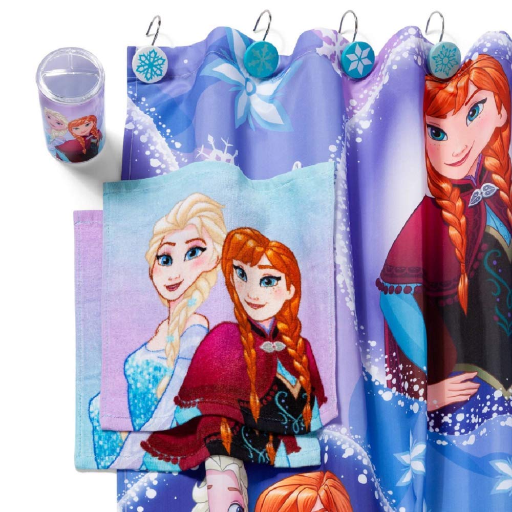 Amazoncom Frozen 16 Piece Bathroom Decor Set Home Kitchen