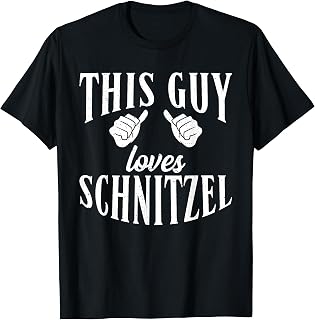 This Guy loves Schnitzel Funny German Schnitzel T-Shirt