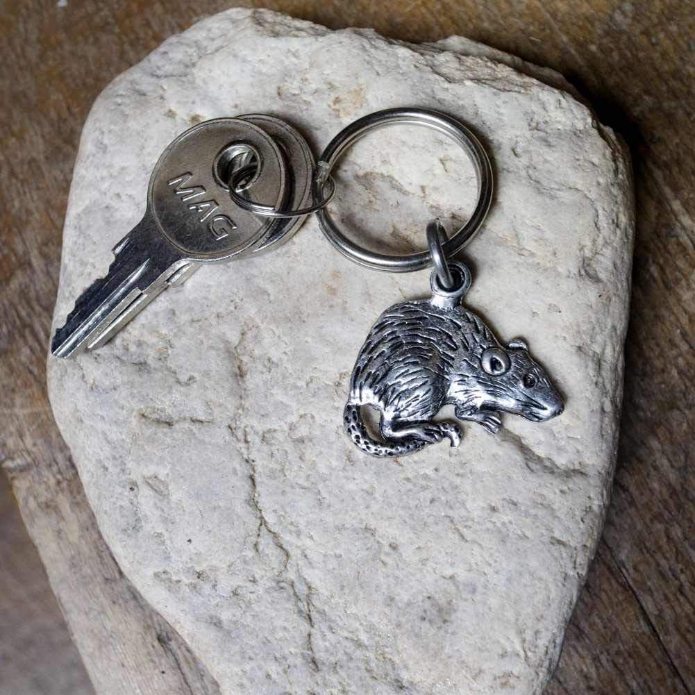 Magic Zoo Pewter Pocket Pets Keychain Cute Keychains for Women Handcrafted in USA image 5
