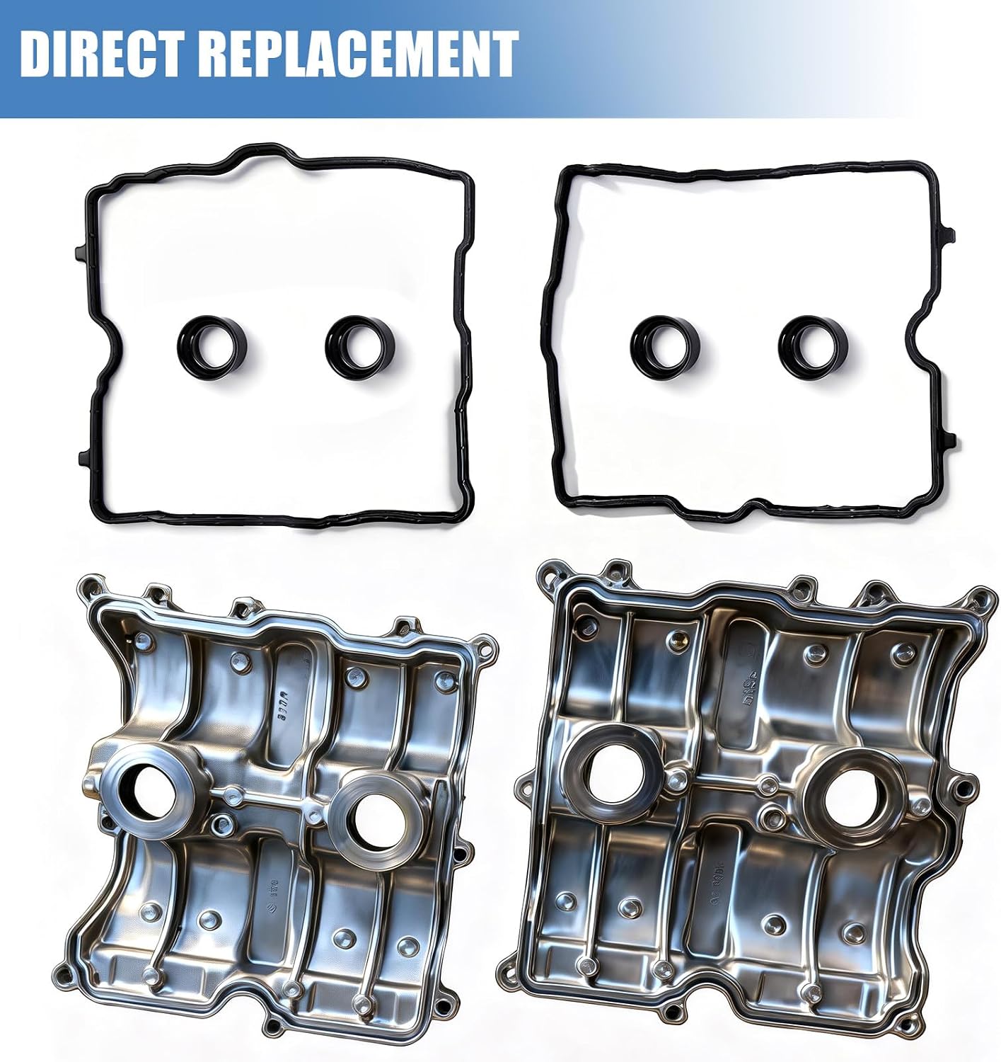 Sorello VS50830R Engine Valve Cover Gasket Set Compatible with Subaru Crosstrek Impreza XV Crosstrek 2.0L, for Forester Legacy Outback 2.5L H4 2013-2019 Gas DOHC Replaces 13270AA190 VS50725