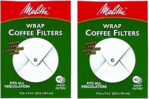 Melitta White Wrap-Around Percolator Coffee Filters