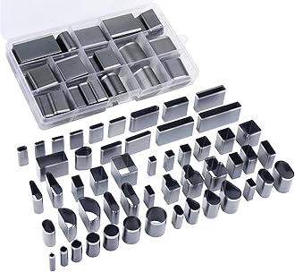 52 Shape Style Leather Hole Punch Tool for Belts, Multiple Shapes Hollow Punch Cutter Tool, Leather Punch Tool Set Hole Punch Cutter for Handmade DIY Crafts