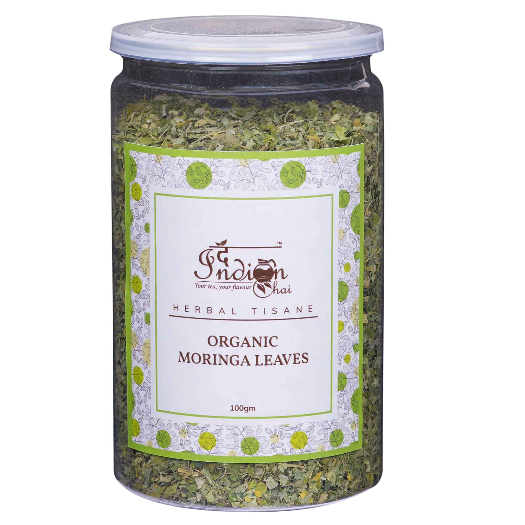 The Indian Chai - Organic Moringa Herbal Loose Tea 100g (B097K5Q45Y) Amazon Price History, Amazon Price Tracker