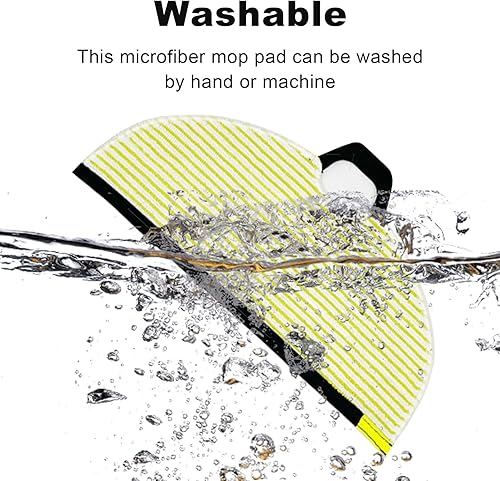 Miniatura 5 de VideoPUP 4 almohadillas de microfibra de repuesto para trapeador de vapor, reutilizables, lavables, compatibles con aspiradora Shark AI Ultra 2 en 1