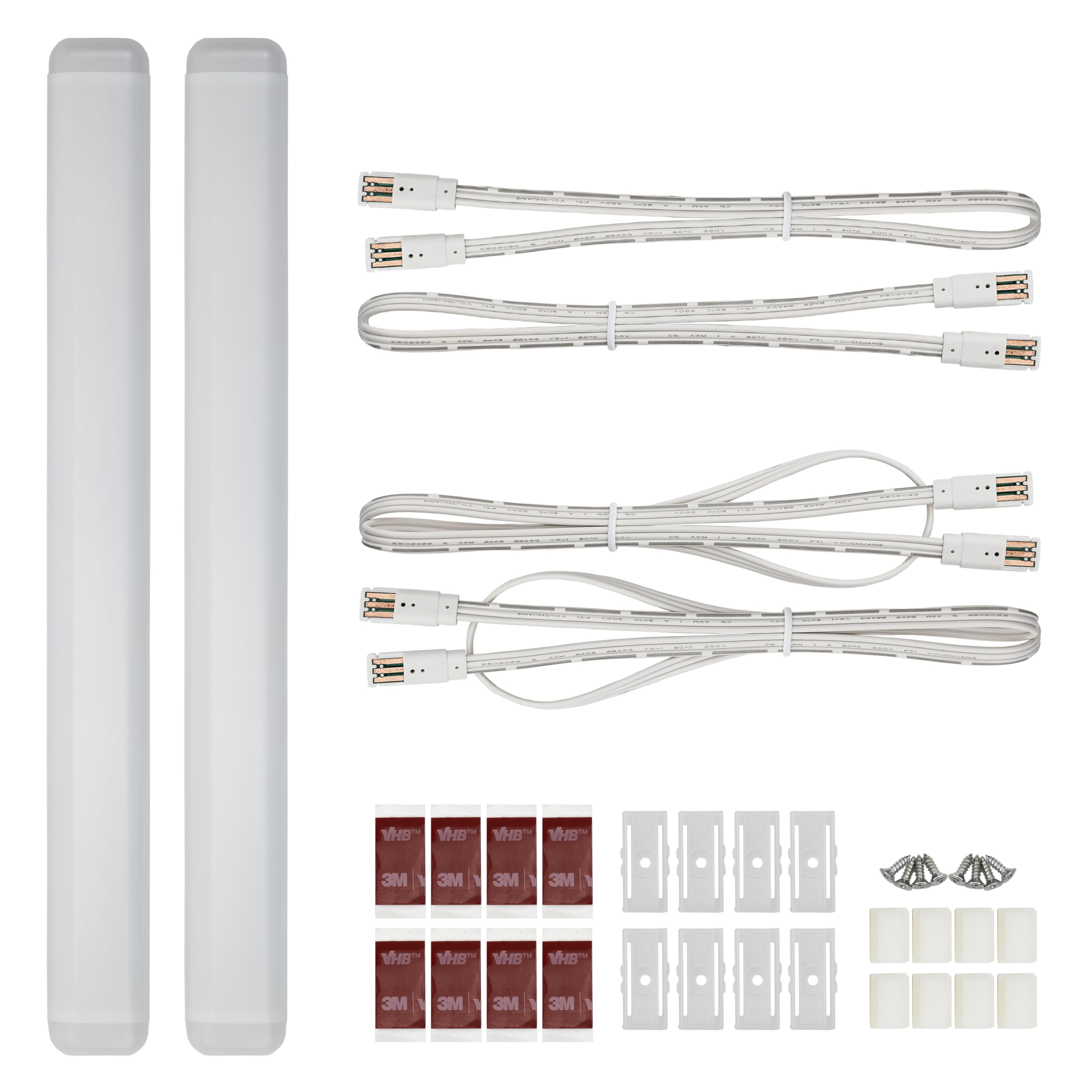 VerLuce 2 Bar ADD-ON Kit - for Use with VER-4BAR-KIT Only - Not for Use with Flat Panels or Other Lighting Kits