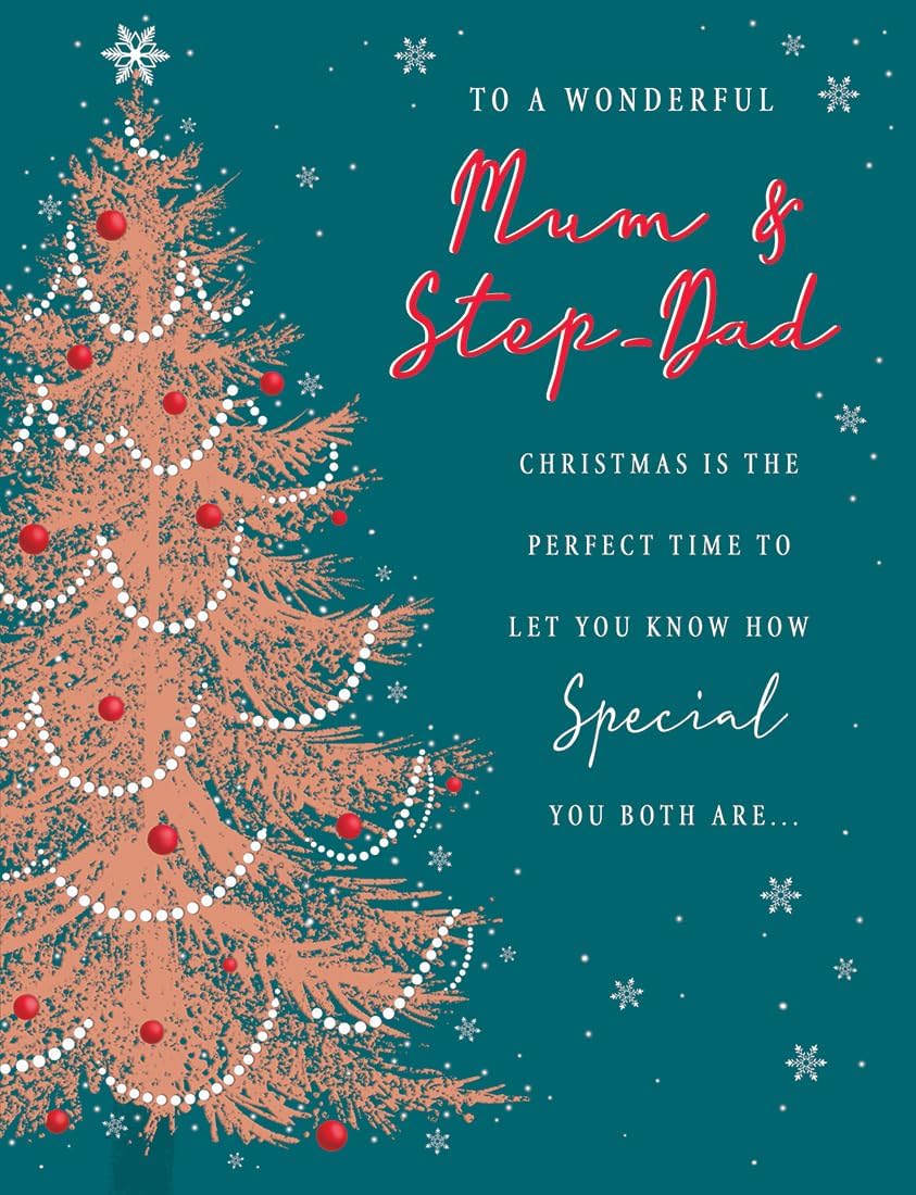 Piccadilly Greetings Classic Christmas Card Couple Brother & Family - View #8