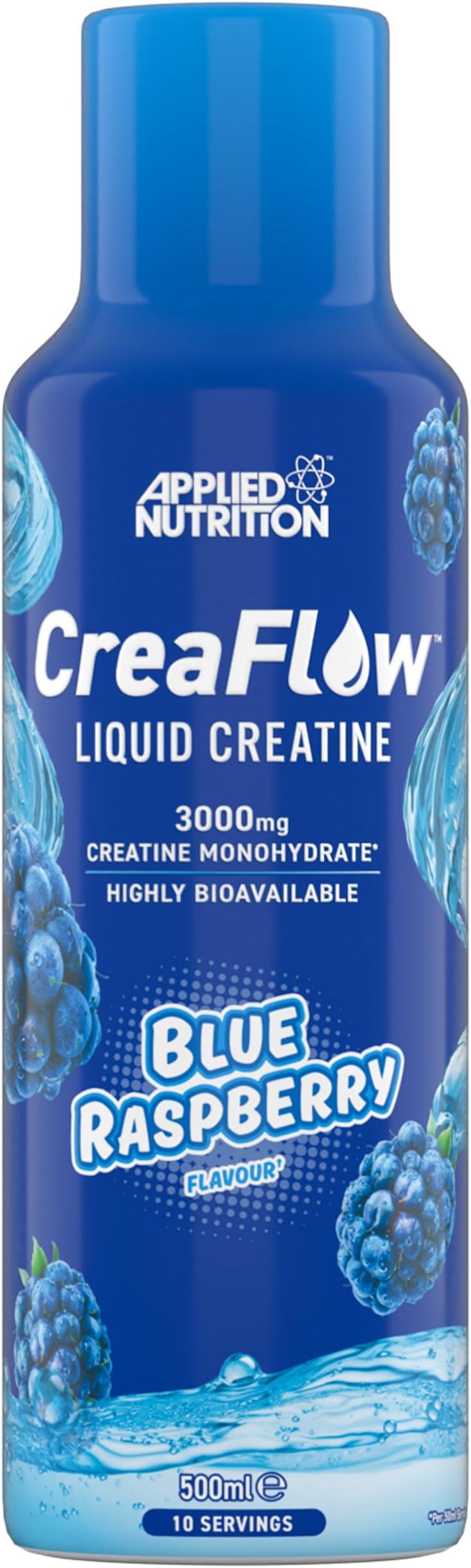 Applied Nutrition CreaFlow™ Liquid 3000mg Creatine per Serving Pre-Mixed for High Absorption & Performance Creatine Monohydrate Powder Alternative Enhanced Strength & Muscle Growth 500ml (10 Servings)