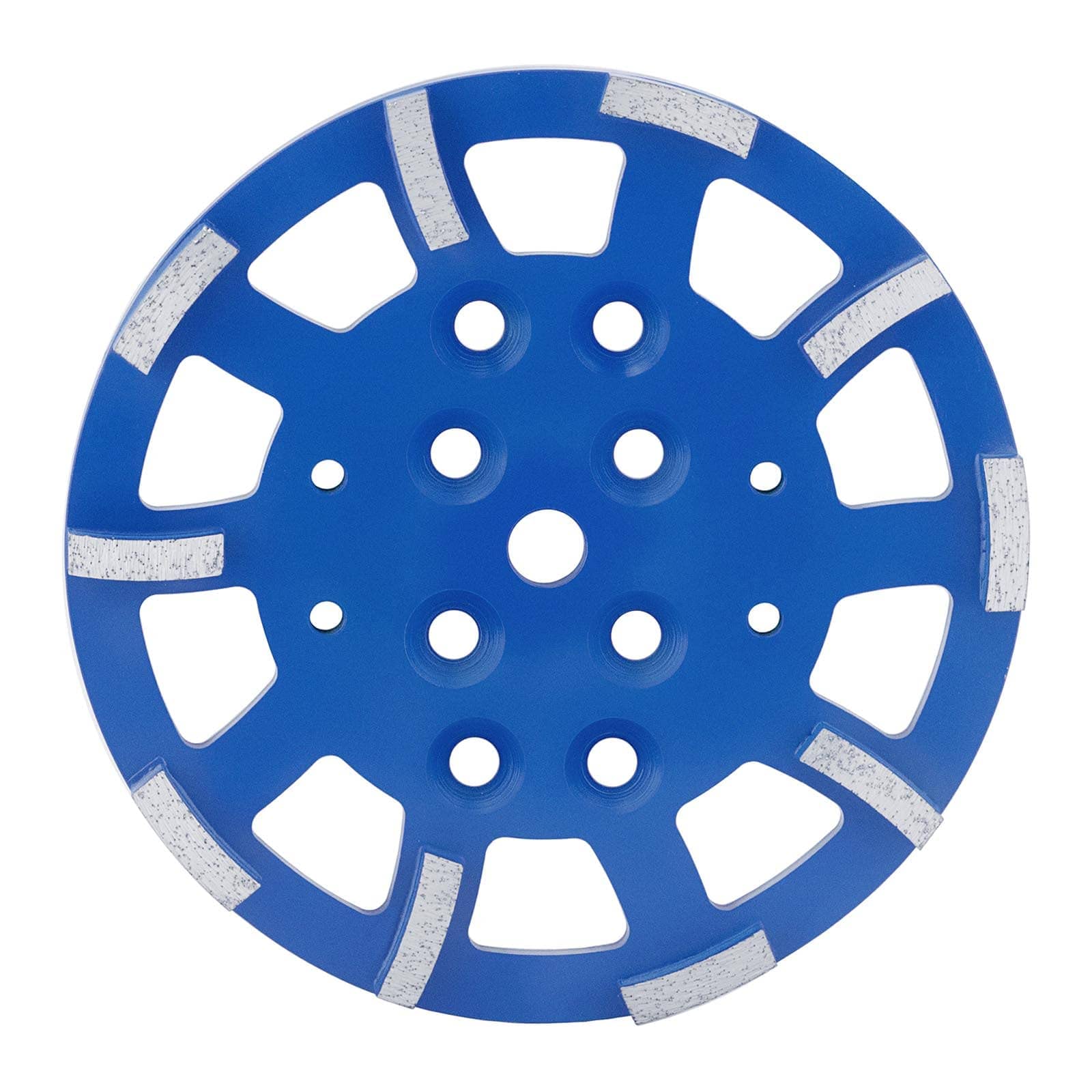 MSW Disque Diamant À Meuler Le Béton Plateau De Surfaçage Diamanté Meule Disque À Surfacer MSW-FGGD-1 (Grain 30, ø 250 mm, 10 Segments @ 10 x 10 x 40 mm, Acier & Diamant)