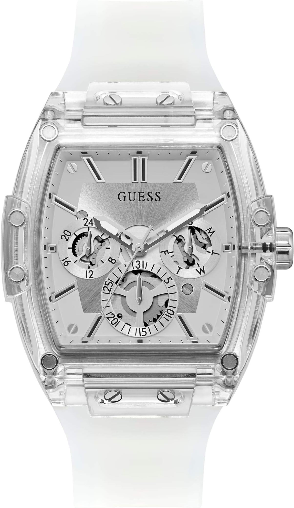 - Analog Silver Dial Men's Watch-GW0203G1