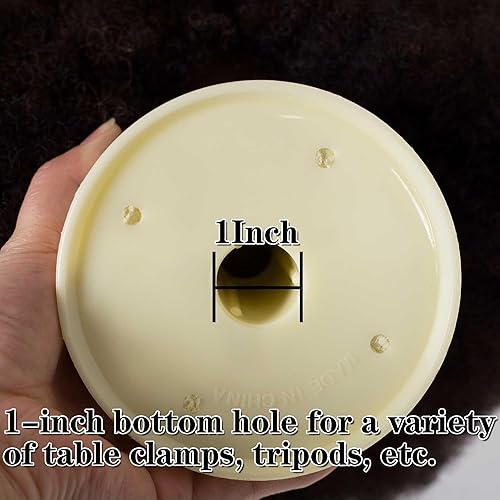 Miniatura 6 de DIRUISI 8"Afro Male Mannequin Head with Beard 100% Human Hair 4A Type for Braiding Hairdresser Training Head Cosmetology Afro Hair Manikin Head for