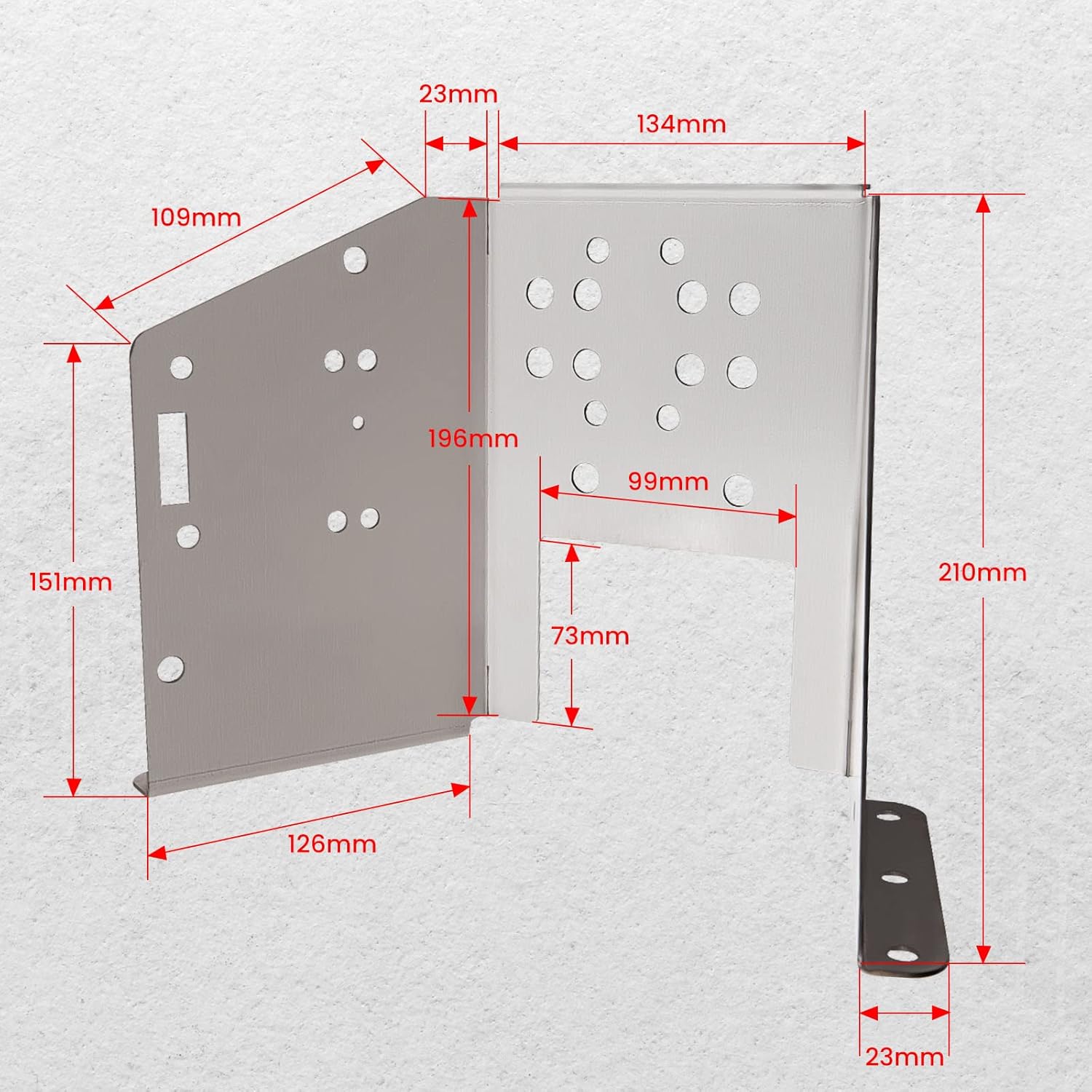 Trim Pump Bracket for MerCruiser Stainless Steel Bracket 42419A1 862548A1 PH200-T066 18-6750