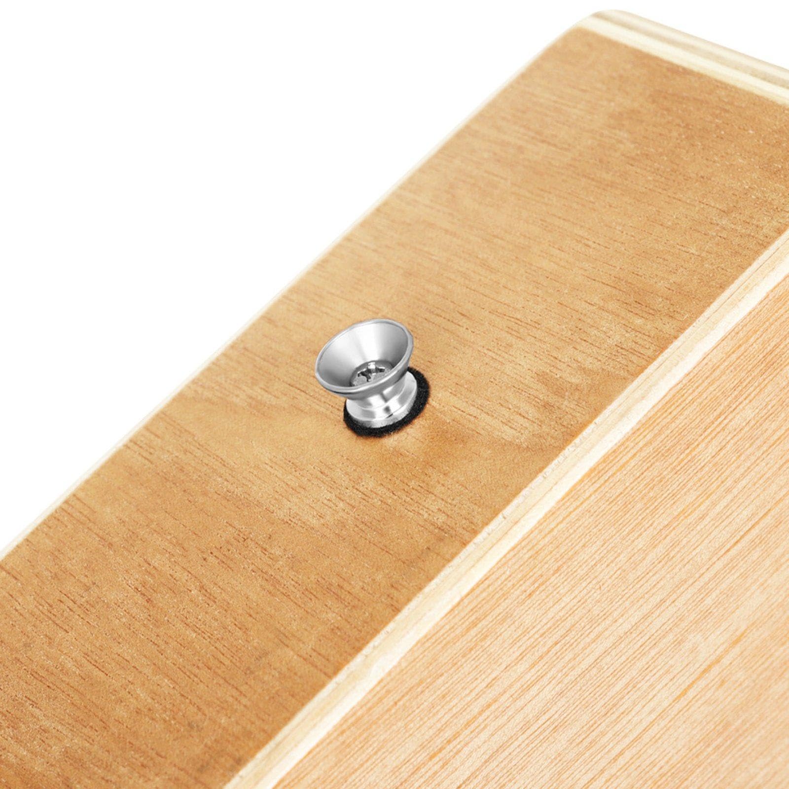 Amagogo Tamburo a percussione portatile compatto e facile da suonare, con suono risonante, in legno, percussione a mano, professionale per feste in casa