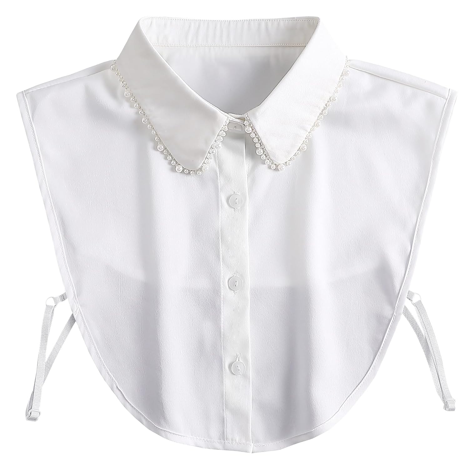 Shinywear Rhinestone Fake Collar Detachable Dickey Collar Blouse Half Shirts Peter Pan Faux False Collar for Women - Review, Price and Buying Guide