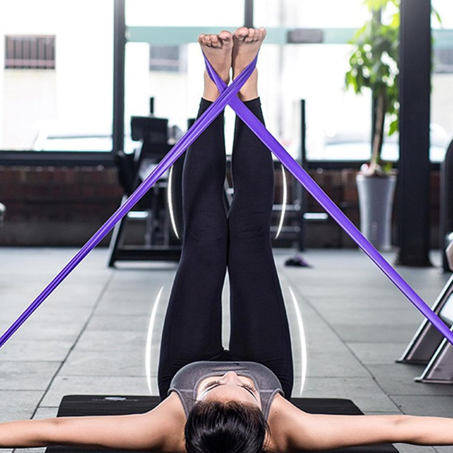 Women's Fitness Exercise Set Pilates Ball Rings and Band with Nonslip for Home Exercise and Flexibility Pilates Rings and Ball Set for Flexibility