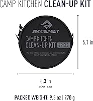 Vista 5 de Sea to Summit Camp Kitchen Clean-Up Kit 6 Piece S