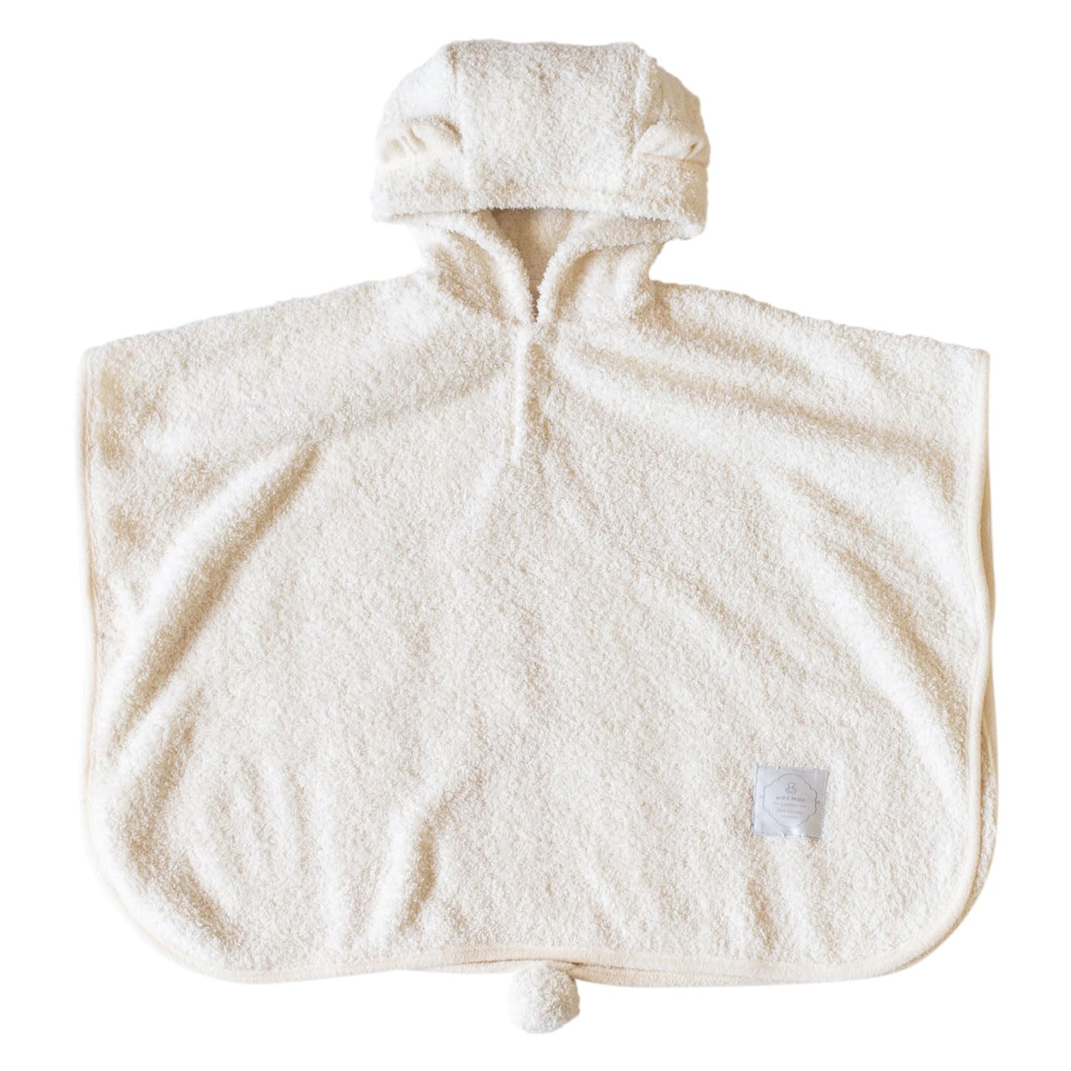 Amazon.co.jp: [モクモフ] ポンチョ タオル タオルケープ mocmof