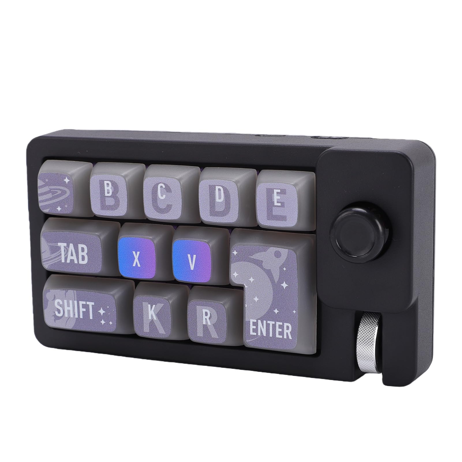 Clavier macro programmable avec molette et commutateurs interchangeables - 8