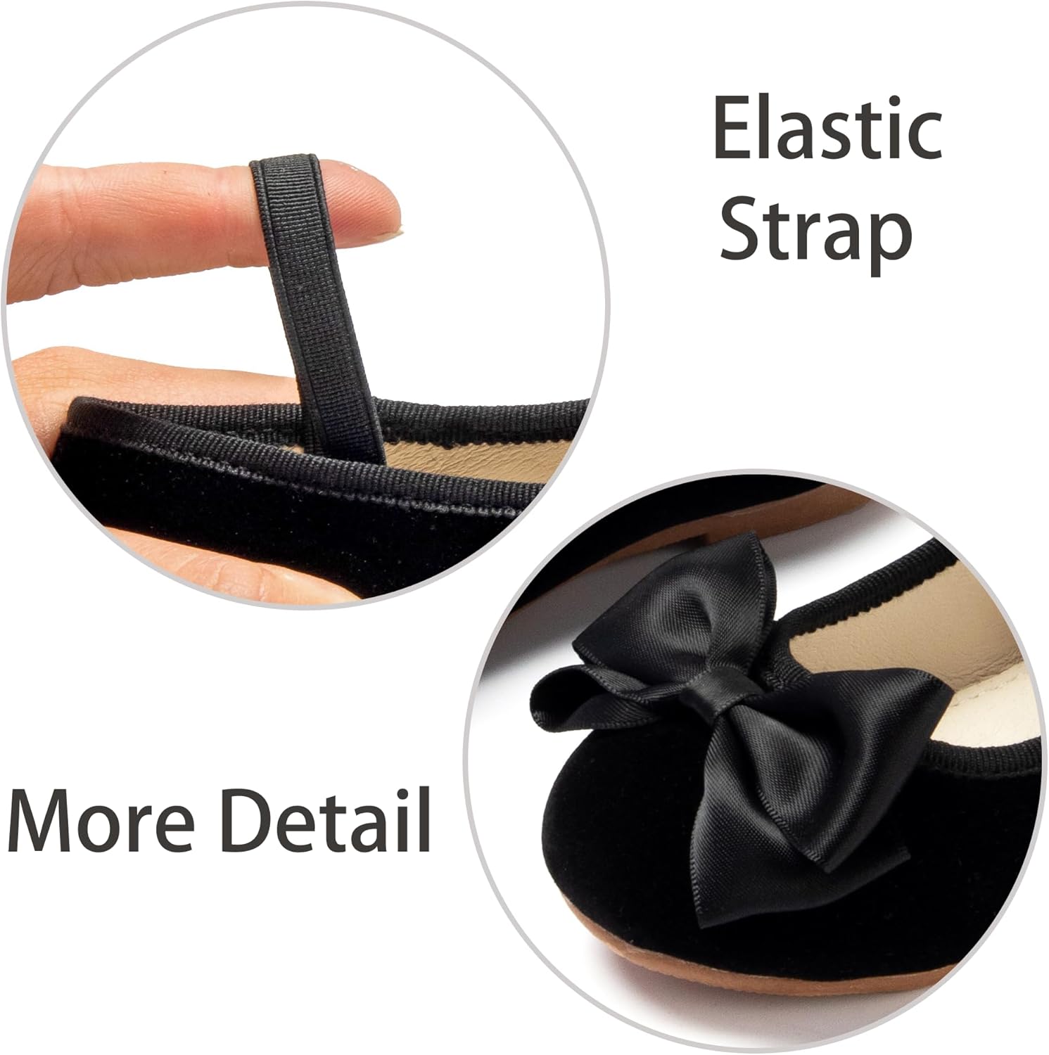 ESTINE Mary Jane Flats for Toddler Girls Little Kids Glittery Dress Princess Wedding Ballet Shoes - Image 6