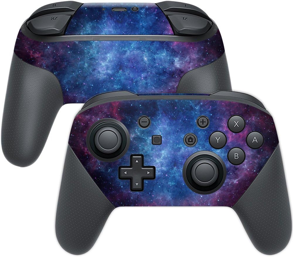 MightySkins Skin Compatible with Nintendo Switch Pro Controller - Nebula | Protective, Durable, and Unique Vinyl Decal wrap Cover | Easy to Apply, Remove, and Change Styles | Made in the USA
