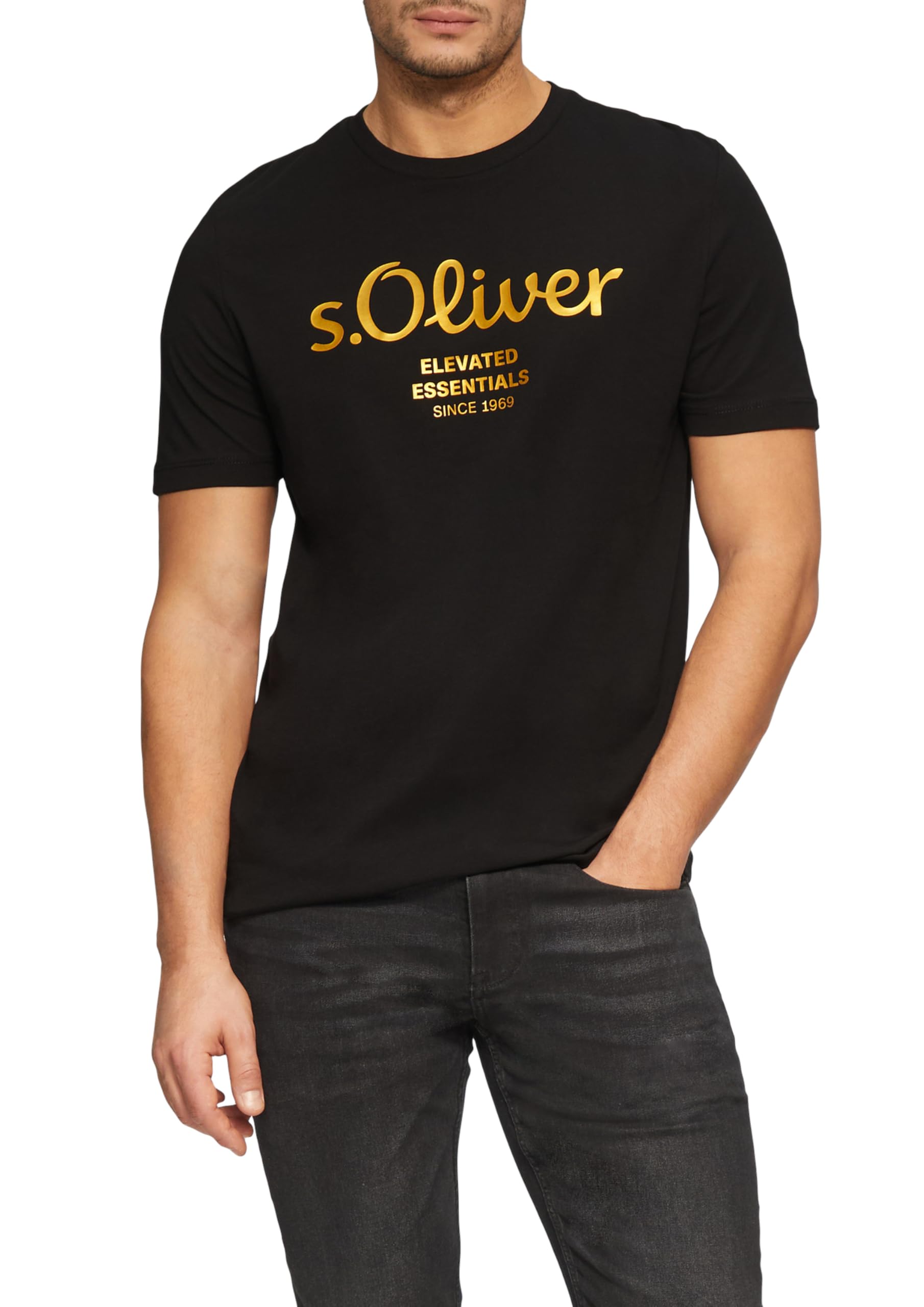 s.Oliver T-Shirt mit Logo-Print