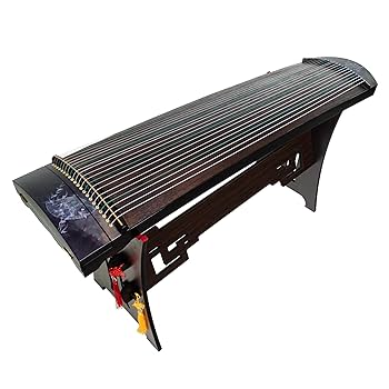 Amazon.com: MI&VI 21 弦古箏桐木古箏中國古箏樂器附厚便攜袋和