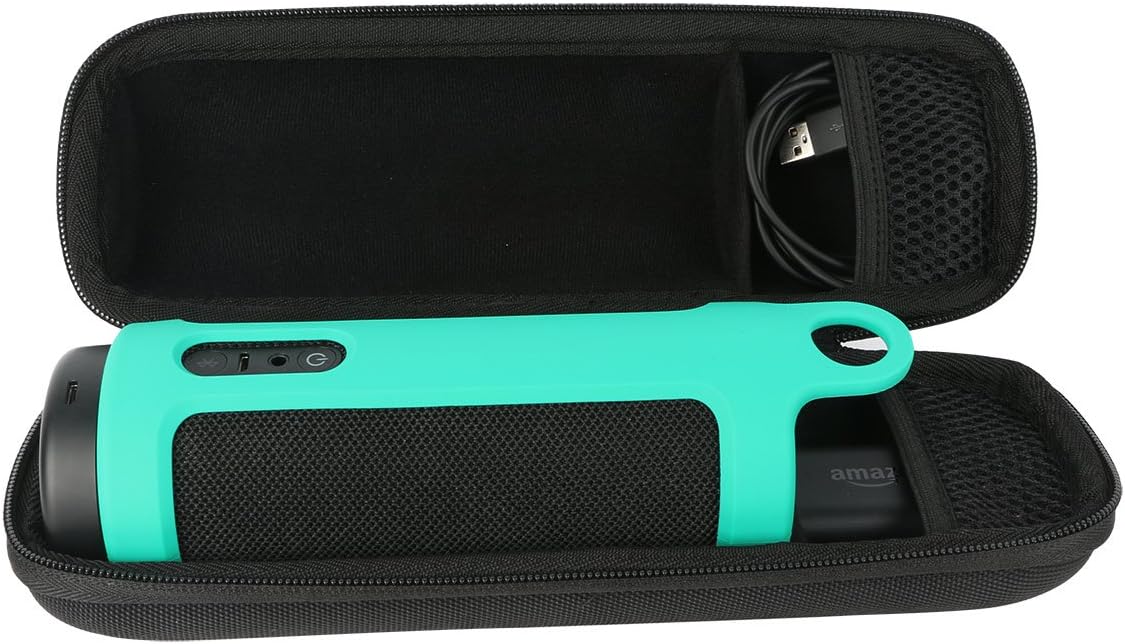 Khanka Carrying EVA Case for Amazon Tap - Alexa-Enabled Portable Bluetooth Speaker. Extra Room for Amazon Tap Charger and Cradle. Fits Amazon Tap Sling Cover