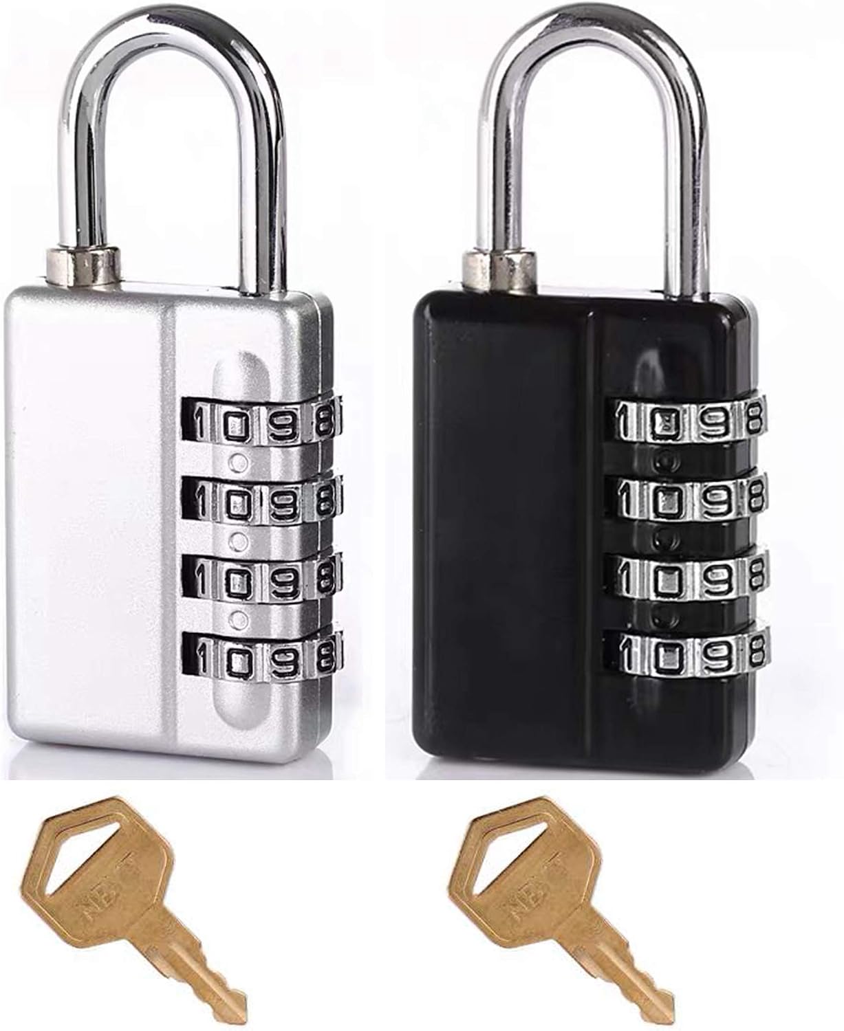 4 Digit Combination Lock for Gym, Sports, School & Employee Locker ...