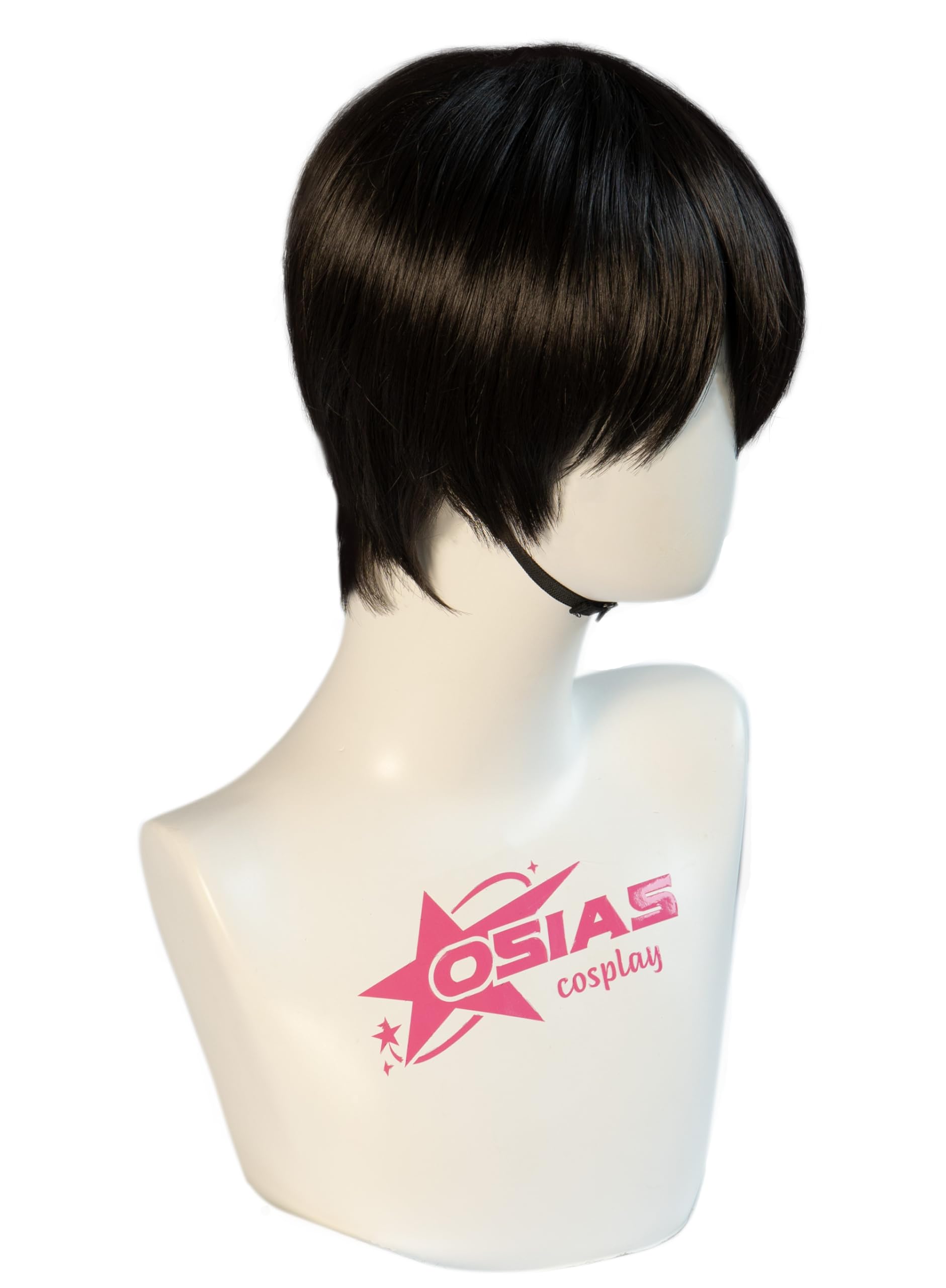OSIAS Tobio Kageyama Wig Black Thick Short Synthetic Heat Resistant Hair - Image 3