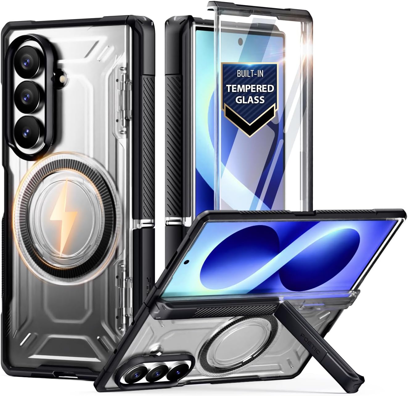 Poetic for Samsung Galaxy Z Fold 8 Ultra Case, [Hinge Protec