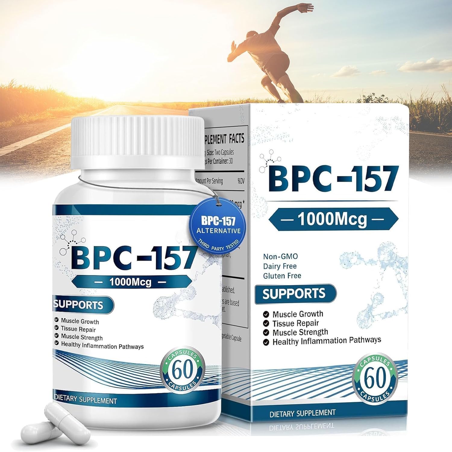 BPC 157 Peptide Capsule Pro, Bepecin-157 New Jordan
