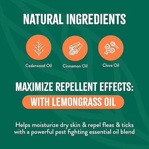 Miniatura 5 de TropiClean Spray natural para pulgas y garrapatas de máxima fuerza para perros, 16 onzas