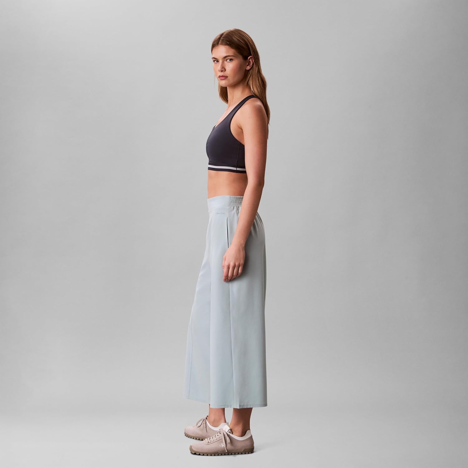 Calvin Klein Women's Commuter Capri Wide Leg Pants